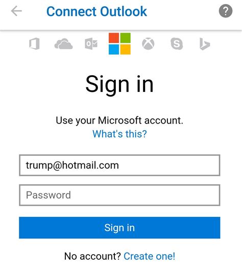 sign in hotmail sign in